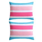 Nautica Kids - Comforter Set, Super Soft Toddler Coastal Bedding Set with Matching Shams & Throw Pillow, Ideal Girl Room Essentials (Cru Stripe Pink, Full/Queen)