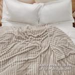 Bedsure GentleSoft King Size Blanket for Bed - Cozy Soft Blankets for Women, Cute Large Fleece Throws for Girls, Linen, 108x90 Inches