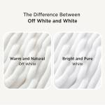 Bedsure GentleSoft King Size Blanket for Bed - Cozy Soft Blankets for Women, Cute Large Bedding Fleece Throws for Girls, Off White, 108x90 Inches