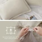 Bedsure Duvet Cover Queen Size - Soft Double Brushed Bedding Set for Kids & Adults, Zipper Closure, 3 Pieces, Includes 1 Duvet Cover (90"x90") & 2 Pillow Shams, NO Comforter, Linen