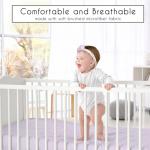 Sweet Jojo Designs 4-Piece Baby Crib Bedding Set (Purple Lavendar Floral Rose) for Girls, Infants/Nursery incl. Blanket, Fitted Sheet, Skirt, Diaper Stacker (Elegant, Princess, Luxury, Ruffle Roses)