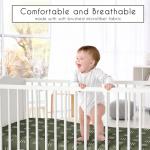 Sweet Jojo Designs 4-Piece Baby Crib Bedding Set (Jungle Animals) for Boys or Girls, Infants/Nursery incl. Blanket, Fitted Sheet, Skirt, Diaper Stacker (Boho, Wildlife Safari, Animal, Elephant, Lion)
