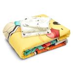 Northwest Pokemon Twin Sized Bed in a Bag Set, Pikachu Squirtle Eevee Charmander, Anime Bedding for Girls Boys, Battle Squad