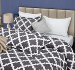 Utopia Bedding Queen Comforter Set Grey, Printed Comforters Queen Size, 3 Piece Lightweight All Season Down Alternative Bedding Set with 1 Comforter (88 x 88 in) and 2 Pillow Shams (20 x 26 in)