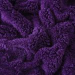 Linecooo Deep Purple Fleece Throw Blanket 50”×60” for Couch Sofa Bed,Super Soft Cozy Plush Microfiber Flannel Blanket with 3D Checkered Design Lightweight for Adults,Woman,Girls
