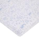 Disney Finding Nemo Cutest Little Catch Light Blue, Orange, and Navy 3 Piece Nursery Mini Crib Bedding Set - Comforter, and Two Fitted Mini Crib Sheets