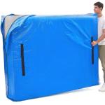 BETU Mattress Bags for Moving, Mattress Protector Waterproof Mattress Cover Queen Size Storage Bags with 8 Heavy-Duty Handles and Zipper for Bed Extra Thick Large Reusable (82"x62"x15" Blue)