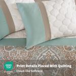 Luxe Quilted Comforter Set with Decorative Pillows