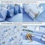 Dinosaur Blue Twin Comforter Bed Set for Kids