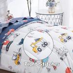 Dinosaur Cars Toddler Bedding Set - 4 Pieces