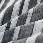 KAKIJUMN Queen 7-Piece Striped Bedding Set