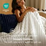 Bedsure GentleSoft Twin Blanket - Cozy Off White