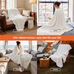 Bedsure GentleSoft Twin Blanket - Cozy Off White