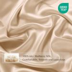 Luxury 4-Piece Mulberry Silk Bed Set, Champagne