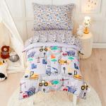 Lasoftan Boys Toddler Bedding Set - 4 Piece