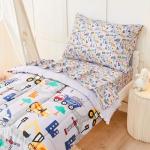 Lasoftan Boys Toddler Bedding Set - 4 Piece
