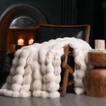 EverGrace Ultra Soft Fluffy Faux Fur Throw Blanket