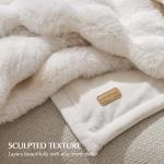 EverGrace Ultra Soft Fluffy Faux Fur Throw Blanket