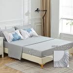 Blue Floral Queen Comforter Set - 7 Pieces