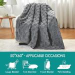 Kaisa Cozy 3D Checkered Fleece Throw Blanket