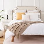 Khaki Boho Throw Blanket for Couch or Bed