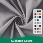 Biscaynebay Adjustable Silver Grey Bed Skirt for Queen