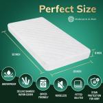 Ultra-Soft Waterproof Crib Mattress Protector Pad