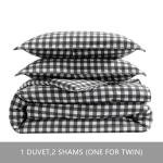 Eddie Bauer King Reversible Flannel Duvet Set