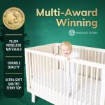 Ultra-Soft Waterproof Crib Mattress Protector Pad