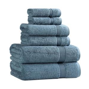 Luxurious Egyptian Cotton 6-Piece Towel Set
