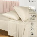 UrbanHut 700 Thread Count Queen Sheet Set - Ivory