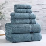 Luxurious Egyptian Cotton 6-Piece Towel Set