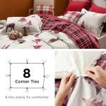 Bedsure Christmas Queen Duvet Cover Set