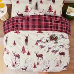 Bedsure Christmas Queen Duvet Cover Set