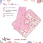 Emily Rose 5 Piece Doll Bedding Set