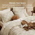 Beige Boho Tufted California King Comforter Set