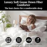 Luxury King Goose Down Fiber Comforter Set