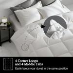 Luxury King Goose Down Fiber Comforter Set