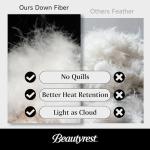 Luxury King Goose Down Fiber Comforter Set