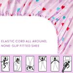 Viviland Purple Heart Toddler Bedding Set