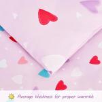 Viviland Purple Heart Toddler Bedding Set