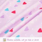 Viviland Purple Heart Toddler Bedding Set