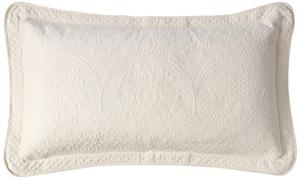 Charleston King Floral Matelasse Pillowcase, Ivory