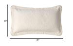 Charleston King Floral Matelasse Pillowcase, Ivory
