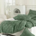 Green Boho Plaid Pillowcases 2 Pack