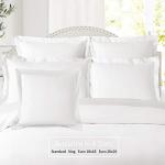 Set of 2 Soft Microfiber Pillow Shams - White