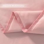 Pink Ruffle Pillowcases Set of 2, Standard Size