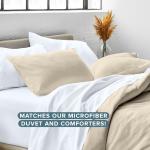 Ultra-Soft Microfiber Pillow Sham Covers - Set of 2