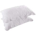 BOSOWOS Soft Quilted Pillow Shams Set of 2
