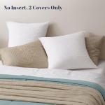 Ultra Soft Waffle Weave Euro Shams, 2 Pack